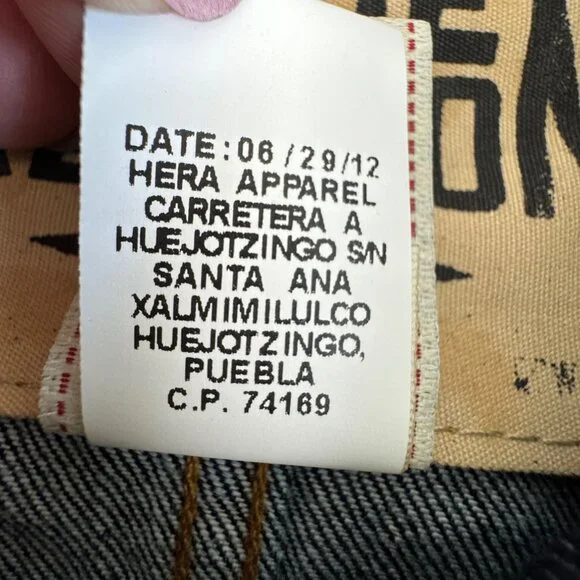 True Religion Womens M Denim CollarJacket Camden Blue Accent Embroidered - Picture 11 of 16